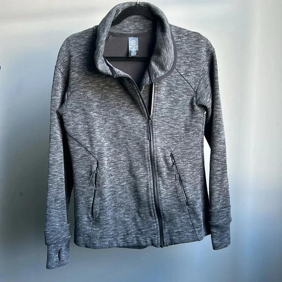 Champion Zip Up Jacket Gray | Women's Zip Up Jacket | Champion | Champion Jacket - Picture 1 of 10